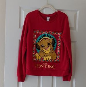 Disney Lion King Simba Women's Pullover, Size L